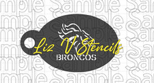 Football Denver Broncos- Face Painting STENCIL