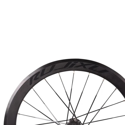 Buje de bloqueo central de fibra de carbono 700C freno de disco bicicleta de carretera juego de ruedas cubierta neumático - Imagen 8 de 21