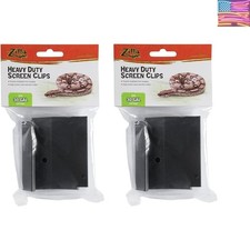 2 Pack Reptile Terrarium Covers Heavty Duty Screen Clips, Large 30Gallon or L...