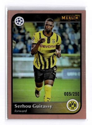 2025 Topps Merlin Serhou Guirassy #183 Rose Gold /250 BVB Dortmund