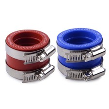 Interfaccia Manicotto Collettore Aspirazione Carburatore Moto 28/30mm Blu/Rosso