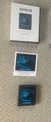 GOSUB Atari 2600 videogame VCS Video Computer system game cartridge box manual