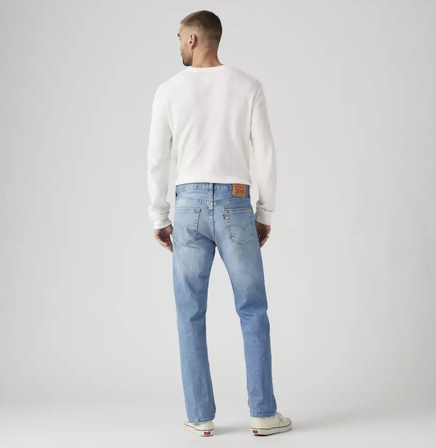 LEVI'S 501® Original Fit Men's Jeans, Don't Trip - Light Wash - Stretch NEW thumbnail 3