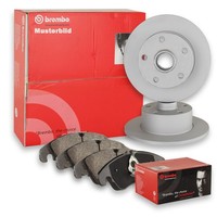 2X Brembo Bremsscheibe 302Mm + BeläGe Hinten Passend FüR Renault Master III