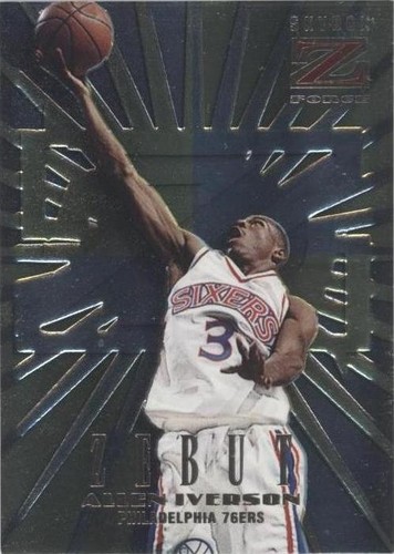 Allen Iverson RC 1996-97 Skybox Z Force Zensation Rookie Card#10