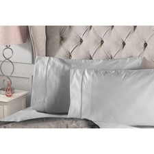Belledorm Egyptian Cotton Sateen 1000 Thread Count Pillowcase Pair, Platinum