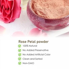 Gulab Rose Petal Powder (Rosa gallica) for Skin & Hair Care , 100% purest