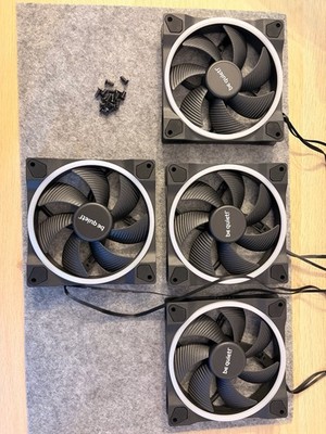 4x be quiet! Light Wings PWM 140 mm Schwarz | ARGB | Set | Top Zustand