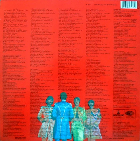 The Beatles Sgt. Pepper's Lonely Hearts Club Band · Lp · 1987, photo 2 of 5