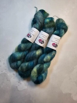 Kinder Mohair Seide Garn , Spitze Gewicht, 50 G, Waterloo - Bild 1 von 4