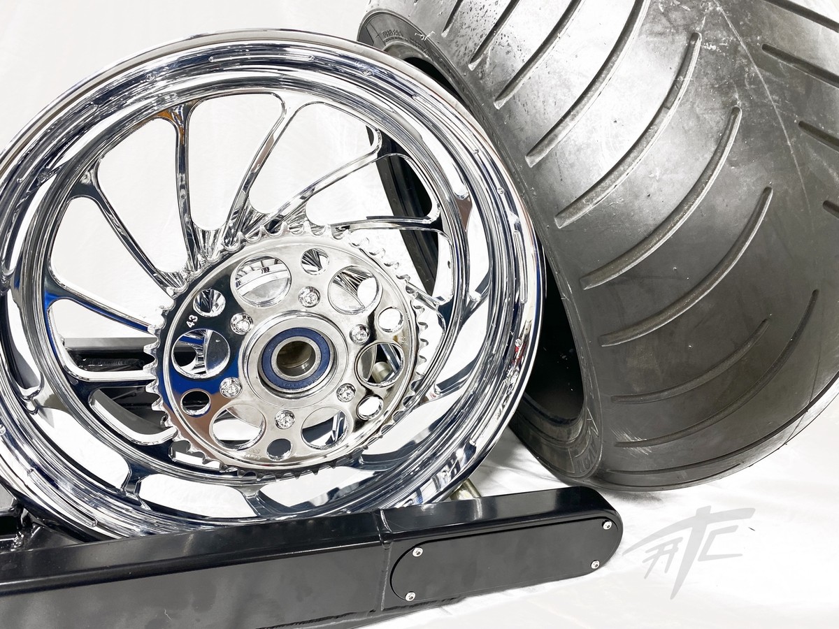300 OSD FAT TIRE KIT CHROME TURBO WHEELS 06-11 KAWASAKI