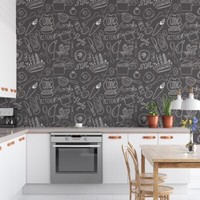 10M Vlies Tapeten Rollen Esszimmer Kochen TöPfe Besteck Essen GemüSe Xxl 3929