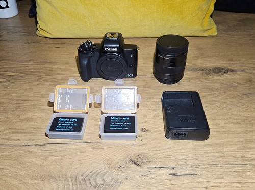 Canon EOS M50 II + EF-M 18-55mm IS STM Mit OVP - Bild 2 von 14