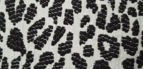 Lee Jofa OCICAT Carbon French Linen and Cotton Emb Animal Skin Custom Pillow 18" - Picture 6 of 12