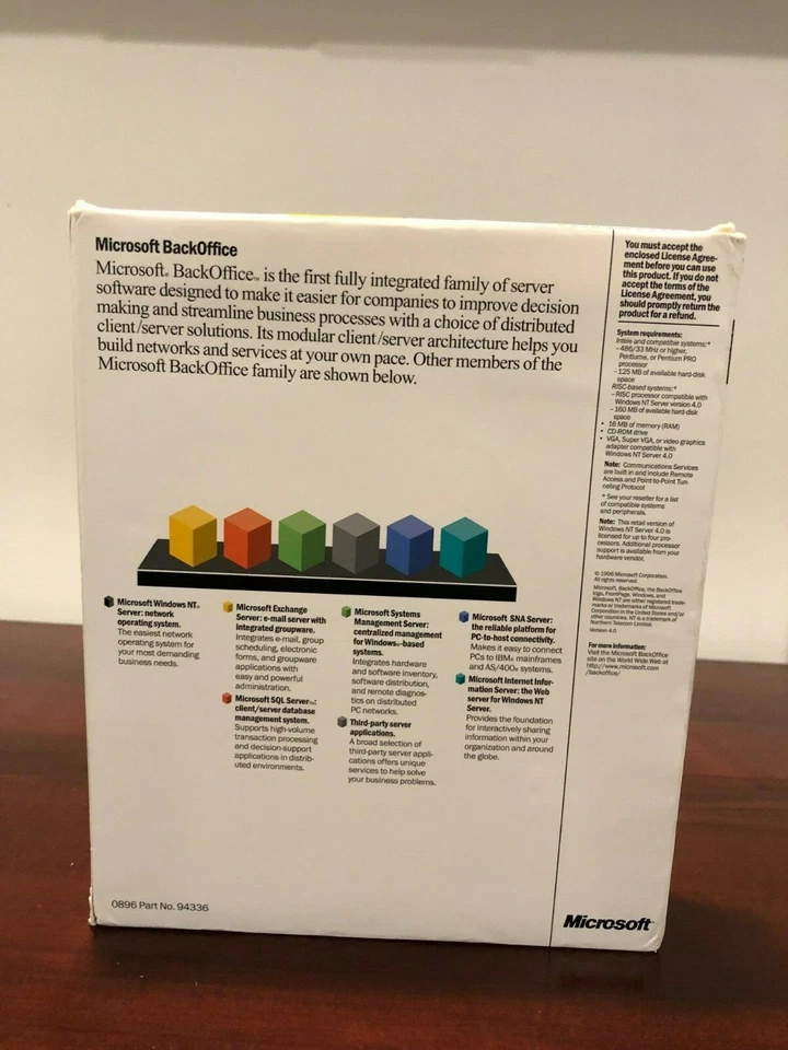 Microsoft Windows NT Server with 25 CALs (Client Access Licenses) - Image 2 of 3