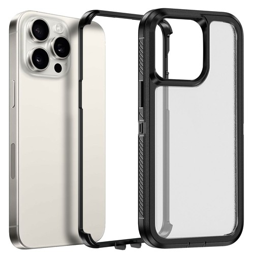 Funda rígida de goma a prueba de golpes de doble capa para teléfono Apple iPhone 15 Pro Max - Imagen 9 de 41