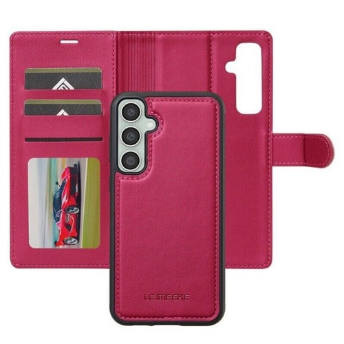 For Samsung S25 S24 S23 S22 Ultra Plus Removable Flip Cover Leather Wallet Case - Picture 75 of 77