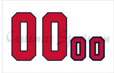 Baseball Team USA Customized Number Kit for 2020-21 Tokyo Olympics Home Uniform