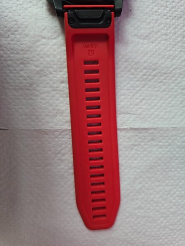 Garmin Fenix 5 X Plus SaphireI l lade kabel l rot original armband - Bild 4 von 7