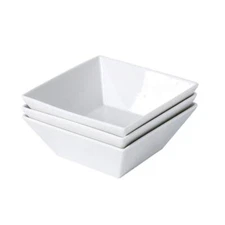 Classic Square 20-ounce Bowls Set of 3