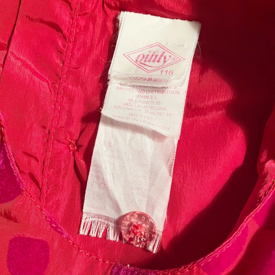 Маслянистый размер 6 116 см платье без рукавов розовый поднятый пятно узор Расклешенный вечеринки - Изображение 3 из 4