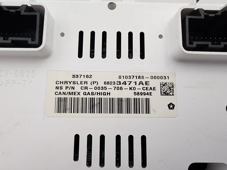 2016-2017 Jeep Compass Patriot KM/H Instrument Cluster Panel Mopar 68233471AE Foto 2 de 4