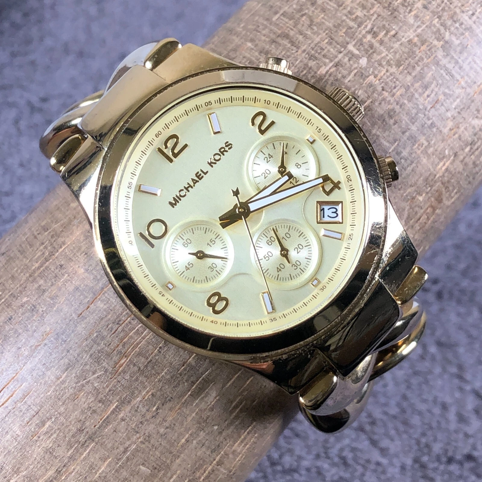 Orologio Michael Kors Donna MK 3131 Cronografo Classico 37mm Quarzo Analogico 6 3 4"