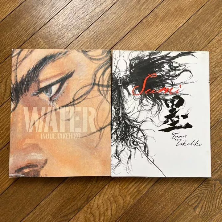 Takehiko Inoue Vagabond Art Book Set of 2 Illustration Art Book Sumi WATER JPN