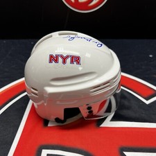 Ron Greschner Autographed New York Rangers Mini Helmet Signed Steiner CX 