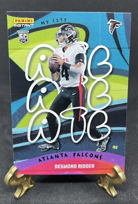 2022 PANINI INSTANT MY CITY NFL DESMOND RIDDER RC FALCONS SP 1/1860