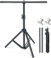 Small Metal Photography Backdrop Support Stand System - 2.2ft Wide x 2.6ft High