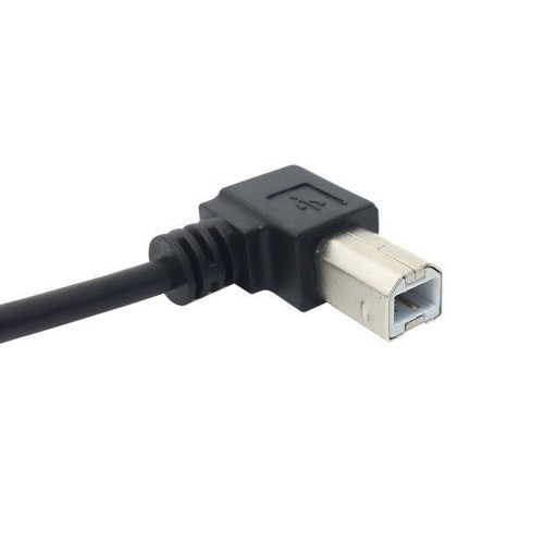 Left Angled USB 2.0 A Male to B Male Angled 90 Degree Printer Cable 50cm 100cm - Picture 5 of 5