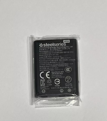 NP-45A Original 670mAh Battery for SteelSeries Arctis Nova Pro Wireless headset