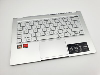 Acer Swift SF314-44 Silber Handauflage UK Tastatur NC2101118G HQ20721763007