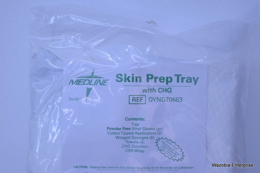 MEDLINE SKIN PREP TRAY WITH CHG eBay