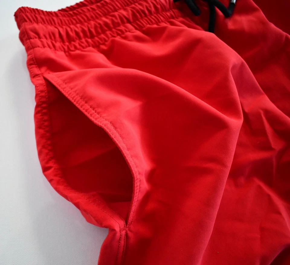 🆕️ $400 Auténticos Pantalones Cortos de Baño BRIONI Rojo Sólido Traje de Baño S Foto 4 de 4