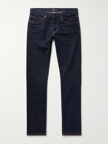 TOM FORD INDIGO RINSE STRETCH SLIM FIT DENIM SIZE 32 - Picture 2 of 6