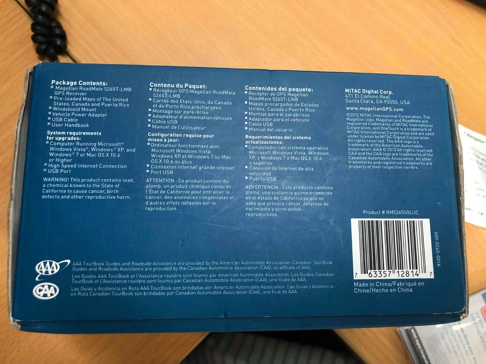 Magellan RoadMate 5265T-LMB GPS Navigator 5" RM5265SGLUC - Image 3 of 4