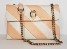 KURT GEIGER LONDON MEDIUM KENSINGTON LEATHER EAGLE HEAD CROSSBODY BAG NWT