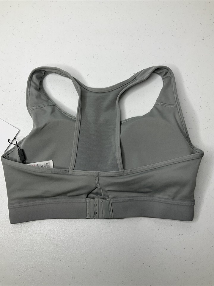 Gymshark Sports Bra Medium Support Training Athletic Smokey Gray Sz