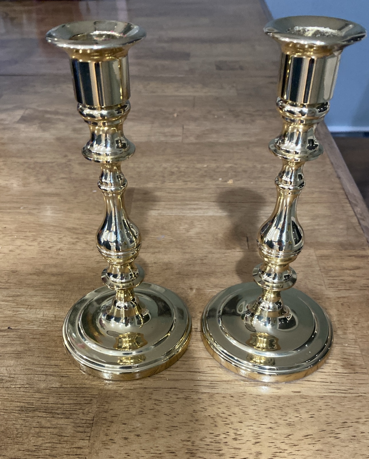 Baldwin in America 7" Polished Brass Candlestick Signed eBay