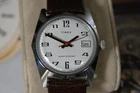 Nice NOS Vintage 1976 TIMEX Manual Wind Mid-Size Men's Watch w/Date
