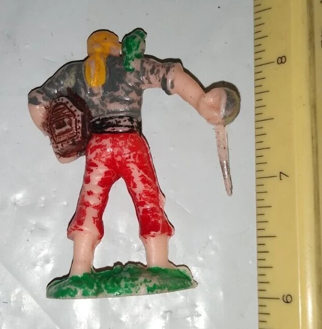 Vintage Original Pirate Toy Soldier Figures 1960s Marx? Hong Kong READ - Image 2 of 2