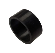 Herco EPDM Precision Rubber Sleeve Washer Toroidal Gasket Seal (1" ID x 9/16" H)