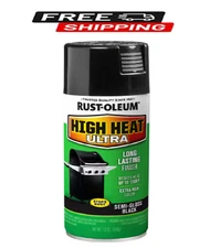 12 Ounce High Heat Ultra Semi-Gloss Black Spray Paint