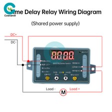 DC5V 12V 24V Adjustable Time Delay Relay Module LED Digital Timer Control Switch