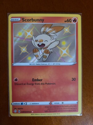 SCORBUNNY - SV015/SV122 - SHINY RARE HOLO - Shining Fates - *NM/MT* Pokemon | eBay SCORBUNNY - SV015/SV122 - SHINY RARE HOLO - Shining Fates - *NM/MT* Pokemon | eBay