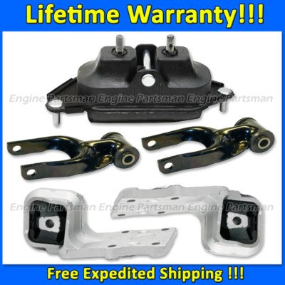 K1727 Engine Motor Mount Set 5pcs For 2005-2009 Chevrolet Uplander 3.5L 3.9L