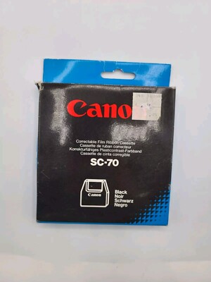 Canon SC-70 Black Correctable Film Ribbon Cassettes Sealed NOS