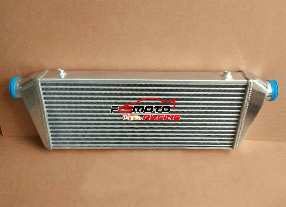 АЛЮМИНИЕВЫЙ FMIC УНИВЕРСАЛЬНЫЙ ТУРБО ИНТЕРКУЛЕР 2,25 «ВХОД/ВЫХОД трубы 28» x 10» x 2» - Изображение 3 из 4